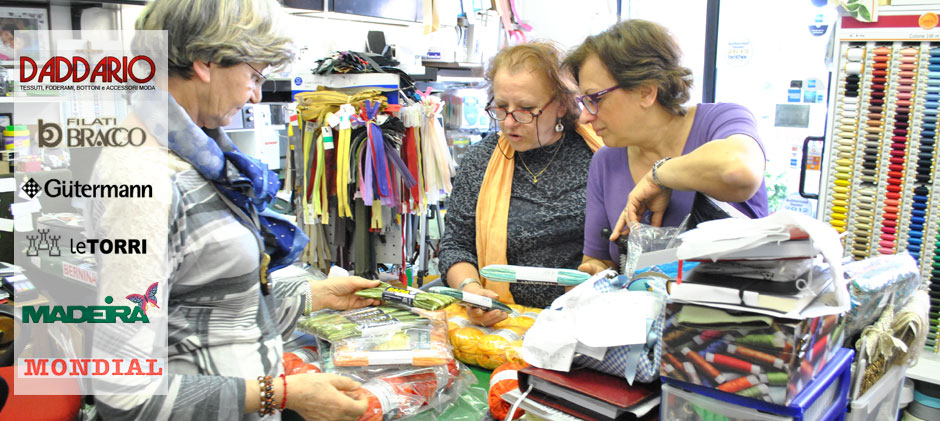 TUTTO PER CUCIRE - LA TUA MERCERIA A MILANO - DADDARIO, BRACCO, GÜTERMANN, LE TORRE, MADEIRA, MONDIAL